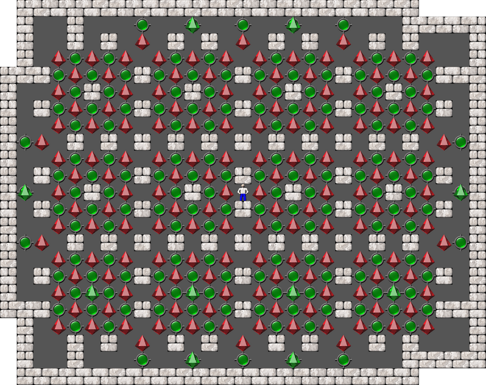 Sokoban Sasquatch 06 Arranged level 62